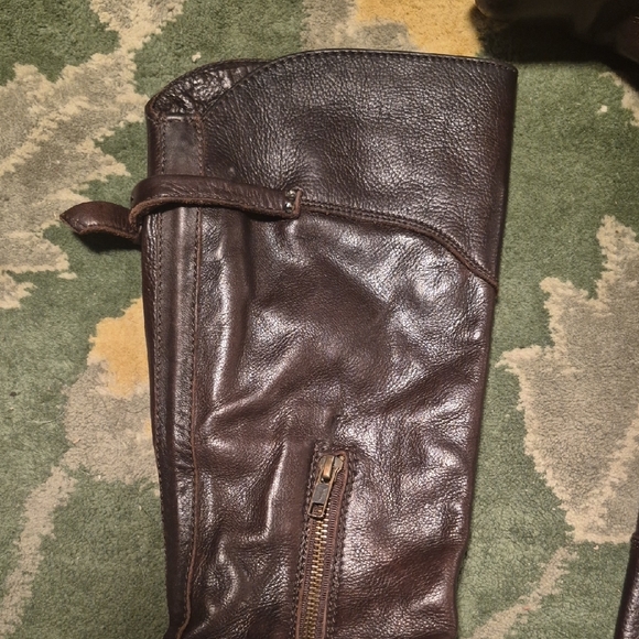 Frye Brown Leather Ankle Boots - Picture 6 of 14